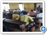 Parents of Bongova Primary School being trained in Violence Against Children (VAC).